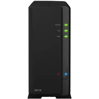 Synology DiskStation DS118 1-Bay NAS Enclosure 網路儲存伺服器