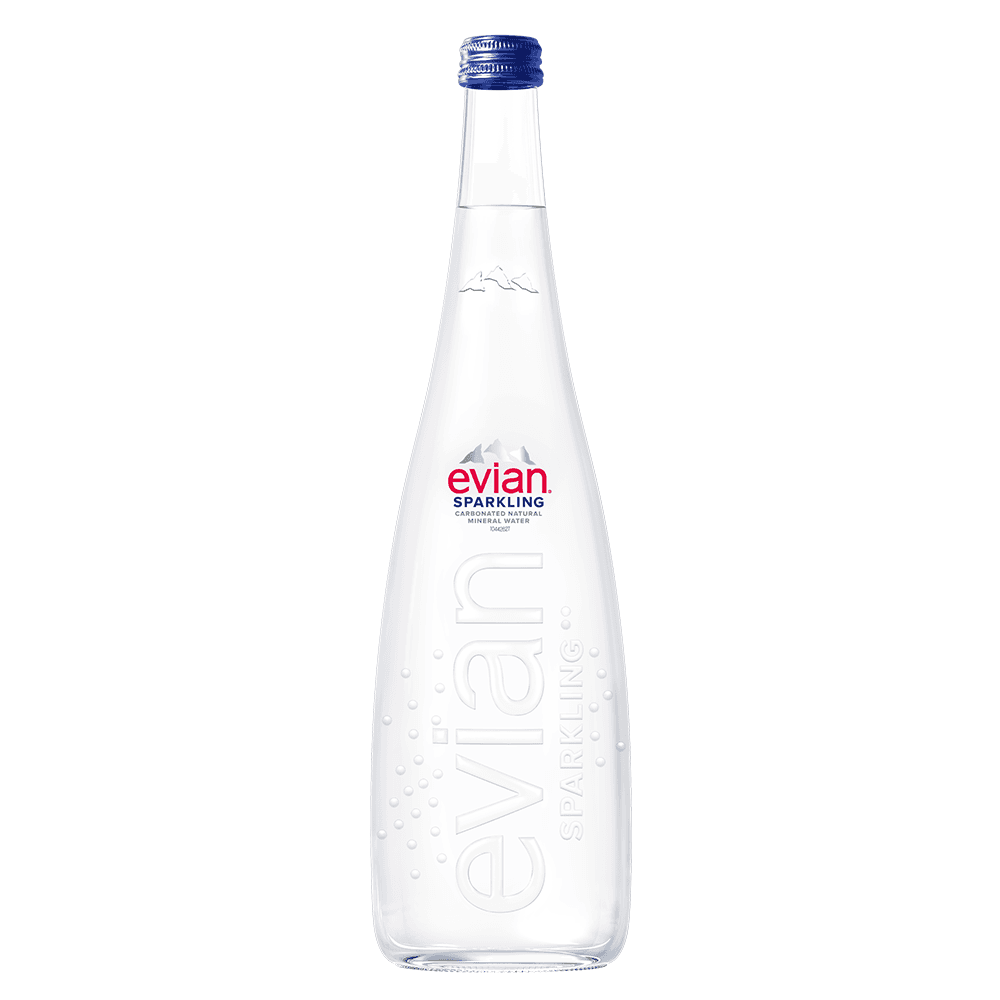evian 依雲 氣泡礦泉水 / 玻璃瓶 750ml (12入/箱)