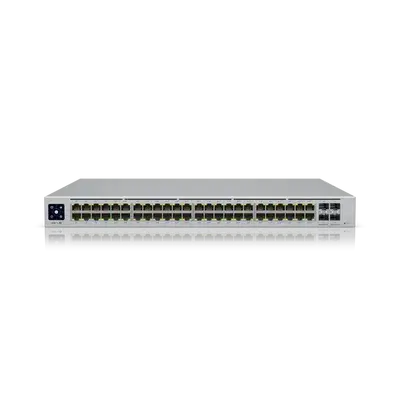 UniFi Switch Pro 48 PoE 交換器 | 48埠 Gigabit PoE+ 網管型交換機 | Ubiquiti 專業高效能交換器