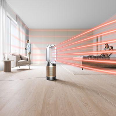Dyson Purifier Hot+Cool Formaldehyde HP09 三合一甲醛偵測涼暖空氣清淨機 白金色