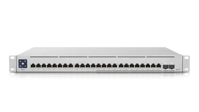 UniFi Switch Enterprise 24 PoE 專業級網管交換器｜24埠 PoE+｜10G SFP+上行｜雲端管理