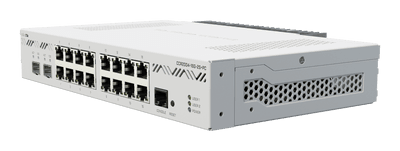 MikroTik CCR2004-16G-2S+PC 高效能企業級路由器 | 16埠Gigabit + 2埠10G SFP+ | ARM64處理器 | 雙電源 | 專業ISP與企業核心交換機