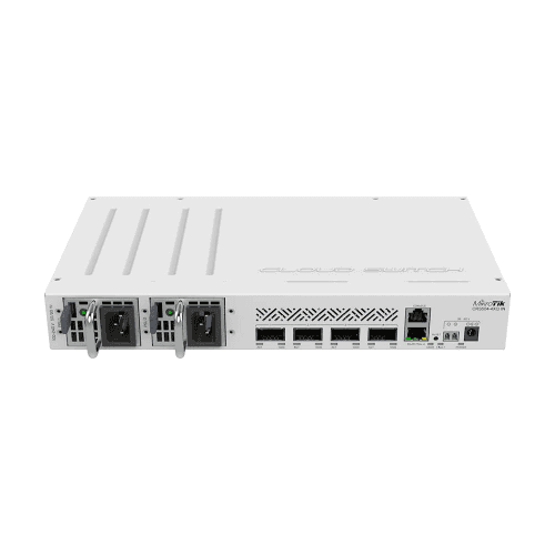 MikroTik CRS504-4XQ-IN 4埠100G QSFP28 高速資料中心核心交換器