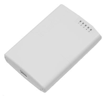 MikroTik RB750P-PBr2 PowerBox 戶外型 PoE Router | 五埠以太網路路由器 | 專業網管交換器 | 高效電源供應