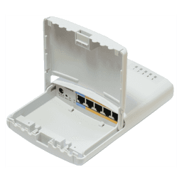 MikroTik RB750P-PBr2 PowerBox 戶外型 PoE Router | 五埠以太網路路由器 | 專業網管交換器 | 高效電源供應