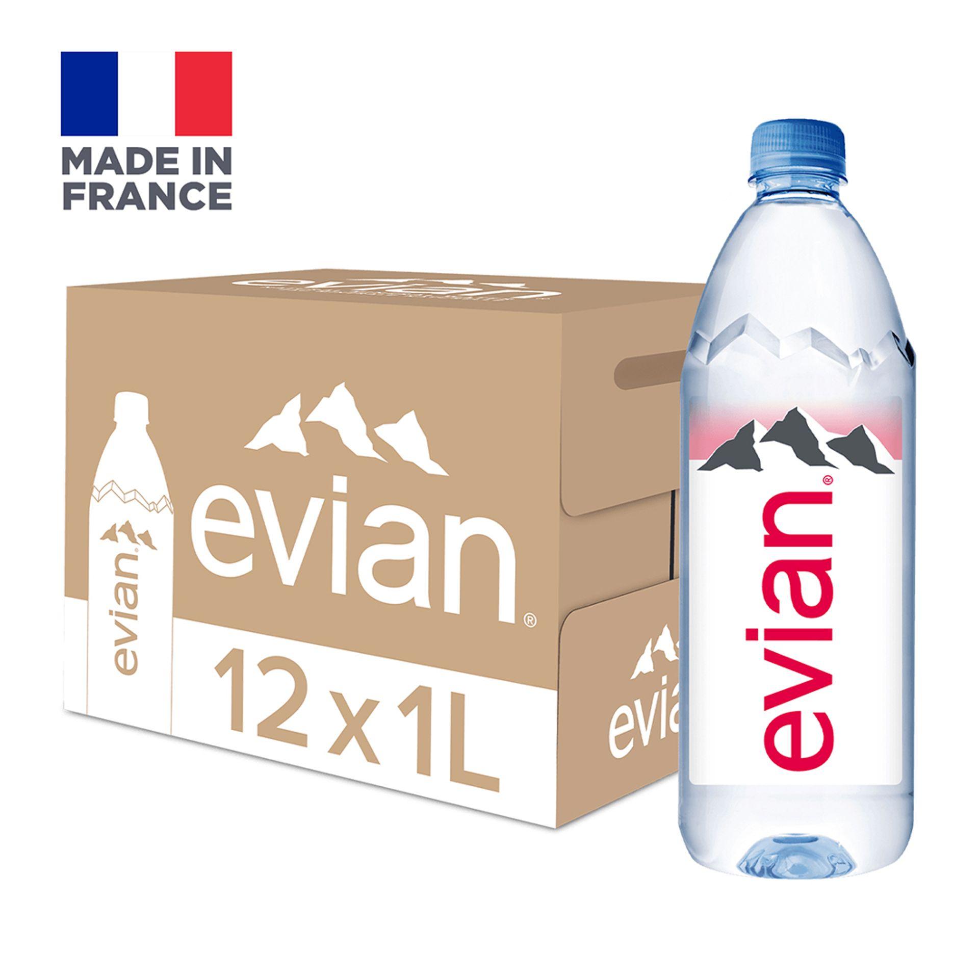 evian 依雲 天然礦泉水 / 寶特瓶 1,000ml (12入/箱)