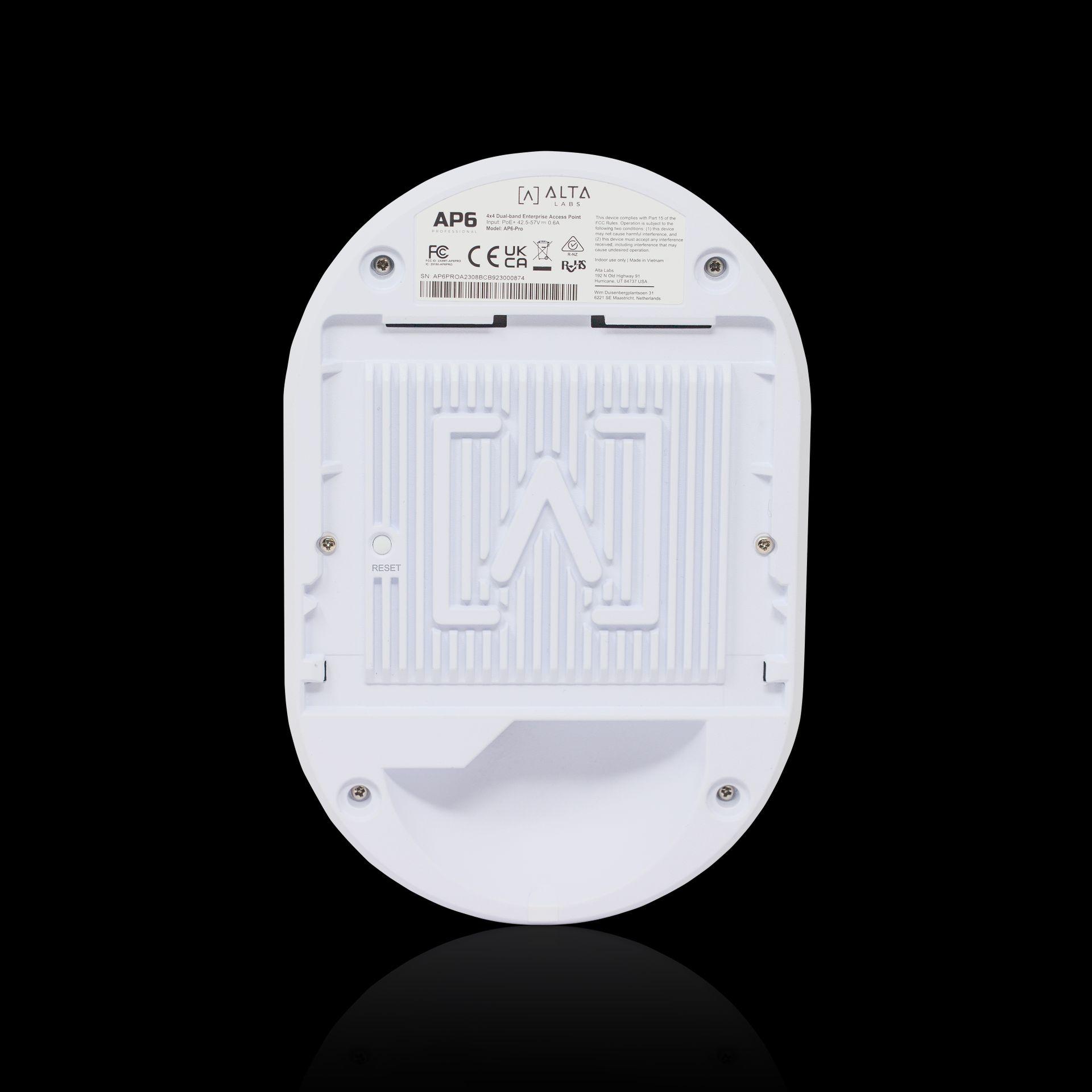 ALTA LABS AP6-PRO 高效能企業級 WiFi 6 無線AP｜4x4 MU-MIMO｜可擴展網路｜高速穩定無線基地台
