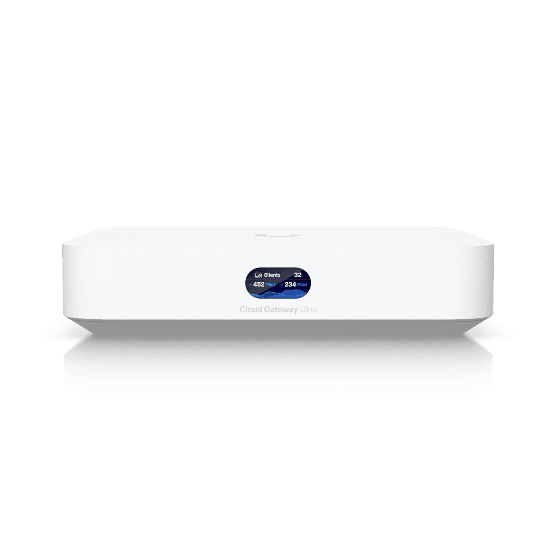  UniFi Cloud Gateway Ultra (UCG-Ultra) 俯視圖