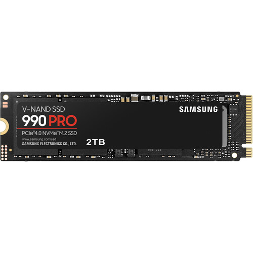 Samsung 990 Pro 2TB NVMe PCIe 4.0 SSD | 超高速M.2 固態硬碟| 遊戲與