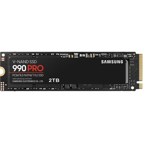  Samsung 990 Pro 2TB NVMe PCIe 4.0 SSD(MZ-V9P2T0BW) | 超高速 M.2 固態硬碟 | 遊戲與創作者專用 