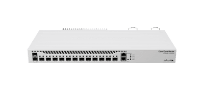 MikroTik CCR2004-1G-12S+2XS 高效核心路由器 | 12個SFP+ 10G埠 + 2個25G埠 | 專業企業級網路設備