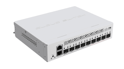 MikroTik CRS310-1G-5S-4S+IN 9埠10G SFP+桌面型智慧網管交換器