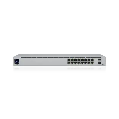 Standard 16 PoE 交換器 | 16埠 Gigabit PoE供電網管型交換器 | Ubiquiti 專業級網路交換機