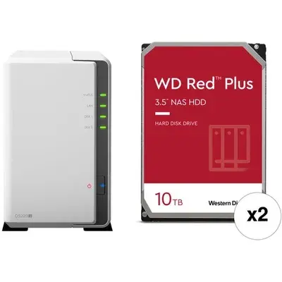 20TB(2 x 10TB) WD Red Plus
