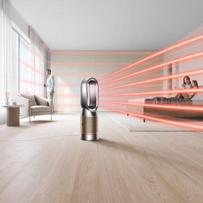 Dyson Purifier Hot+Cool Formaldehyde HP09 三合一甲醛偵測涼暖空氣清淨機 鎳金色