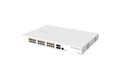 MikroTik CRS328-24P-4S+RM 24埠Gigabit PoE+機架型智慧型網管交換器