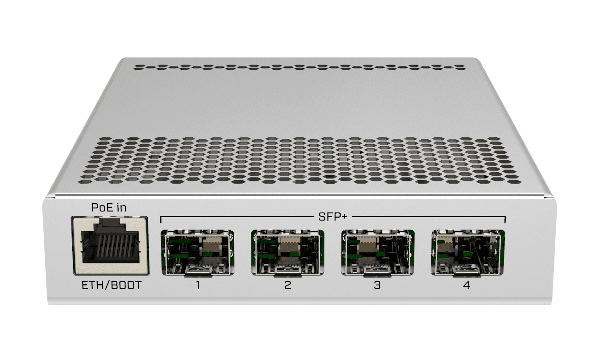 MikroTik CRS305-1G-4S+IN 4埠10G SFP+ 微型桌面智慧型交換器