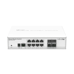 MikroTik CRS112-8G-4S-IN 8埠Gigabit 4埠SFP智慧型網管交換器