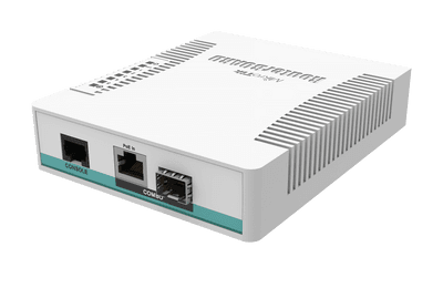 MikroTik CRS106-1C-5S 桌面型6埠Gigabit智慧型光纖交換器