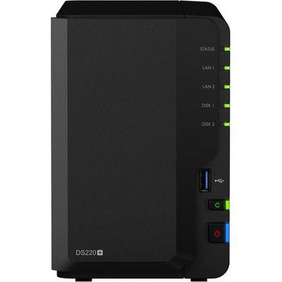 Synology DiskStation DS220+ 2-Bay NAS Enclosure 網路儲存伺服器
