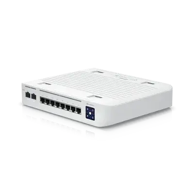 UniFi Switch Enterprise 8 PoE 專業級網管交換器｜8埠 PoE+｜2埠10G SFP+上行｜雲端集中管理