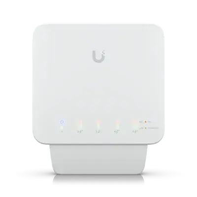 UniFi Switch Flex 交換器 | 5埠 Gigabit PoE 網管型交換機 | Ubiquiti 室內外靈活安裝交換器