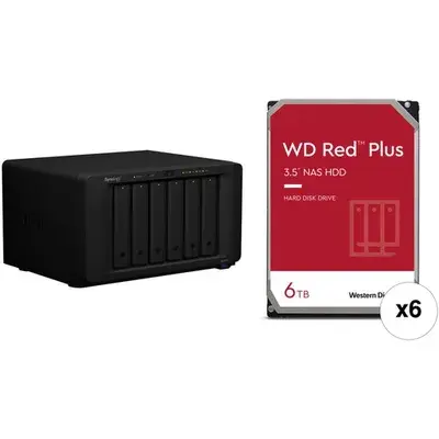 36TB (6 x 6TB) 硬碟 | WD Red Plus