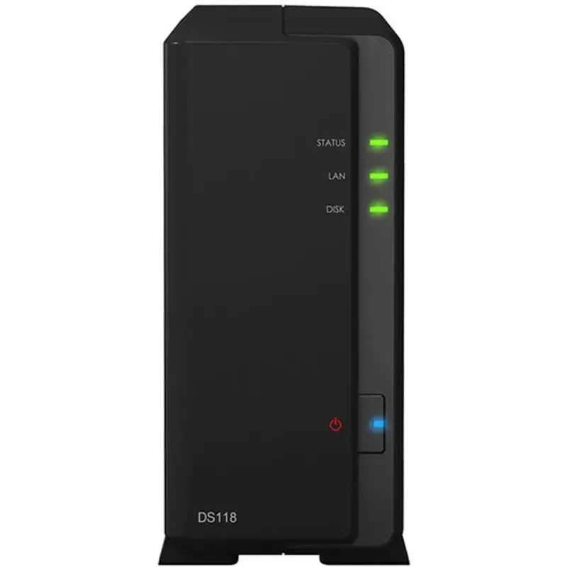 Synology DiskStation DS118 1-Bay NAS Enclosure 網路儲存伺服器
