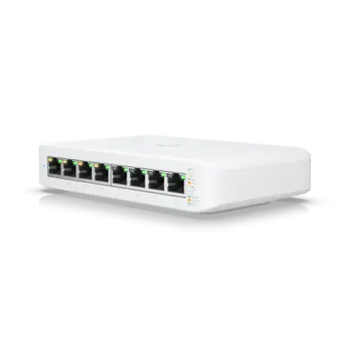 UniFi Switch Lite 8 PoE 交換器 | 8埠 Gigabit PoE供電網管型交換器 | Ubiquiti 網路交換機