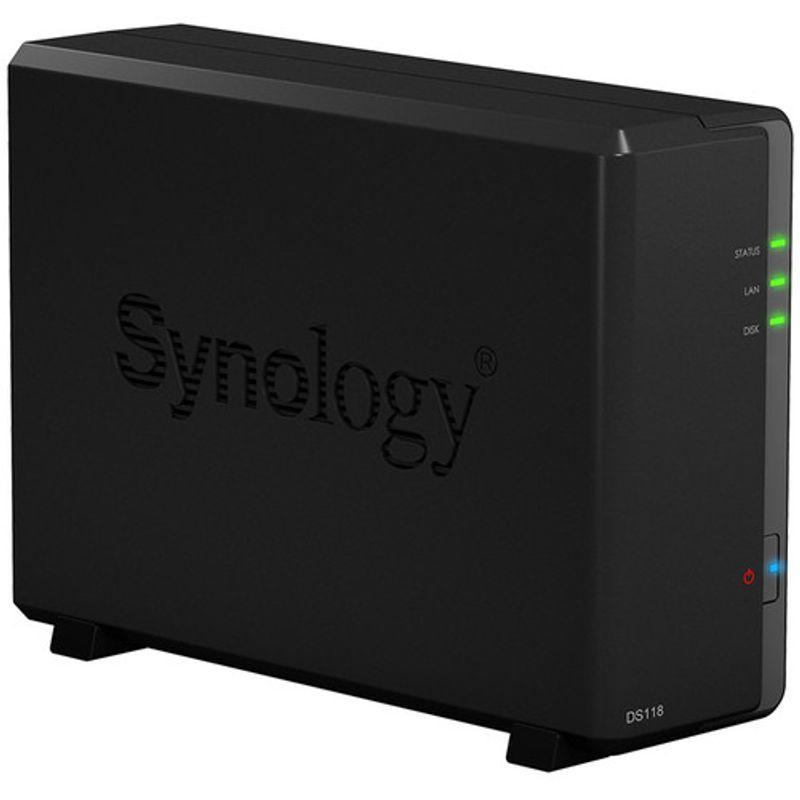 Synology DiskStation DS118 1-Bay NAS Enclosure 網路儲存伺服器