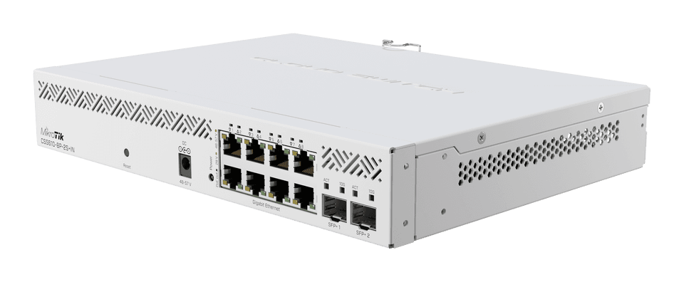 MikroTik CSS610-8P-2S+IN 8埠Gigabit PoE+桌面型智慧管理交換器