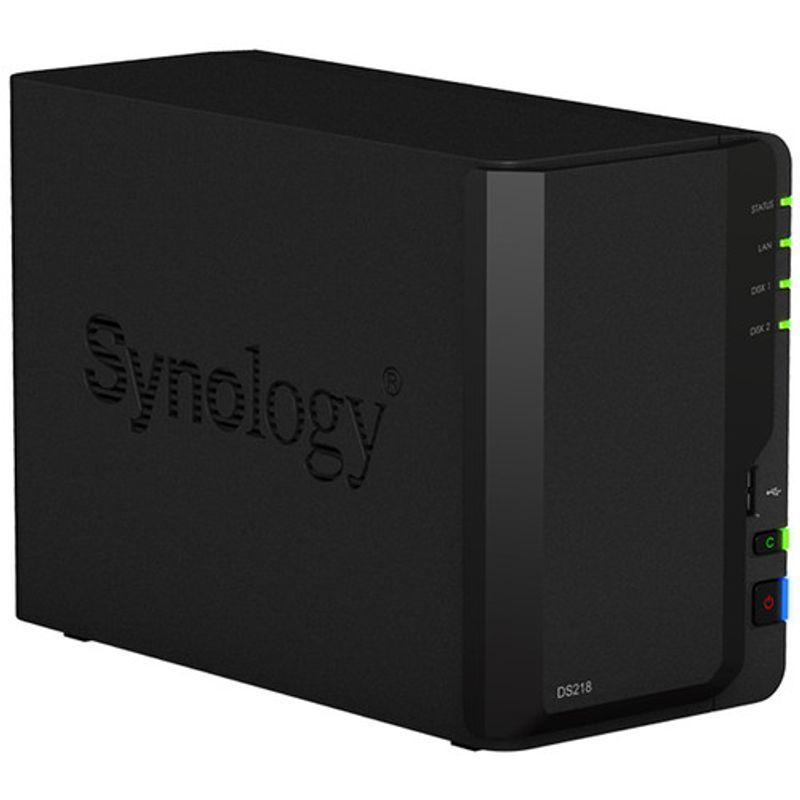 Synology DiskStation DS218 2-Bay NAS Enclosure 網路儲存伺服器