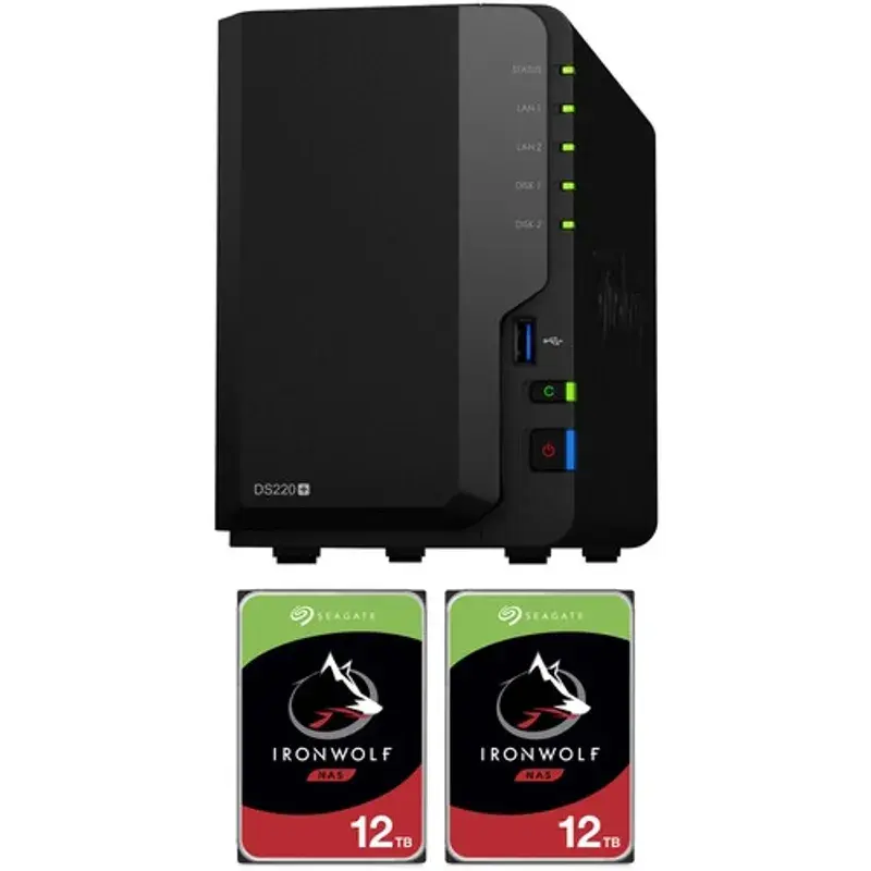 24TB (2 x 12TB) | Seagate IronWolf
