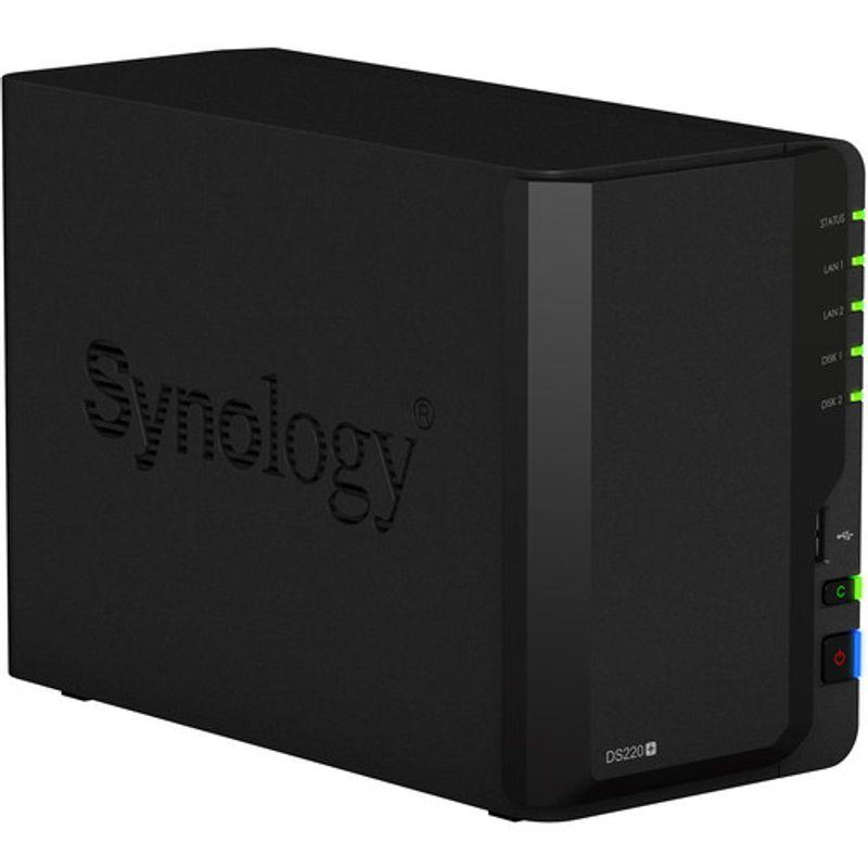 Synology DiskStation DS220+ 2-Bay NAS Enclosure 網路儲存伺服器