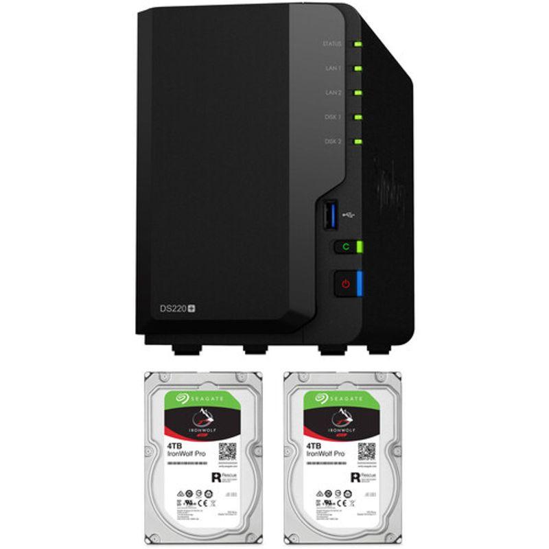 8TB (2 x 4TB) | Seagate IronWolf Pro