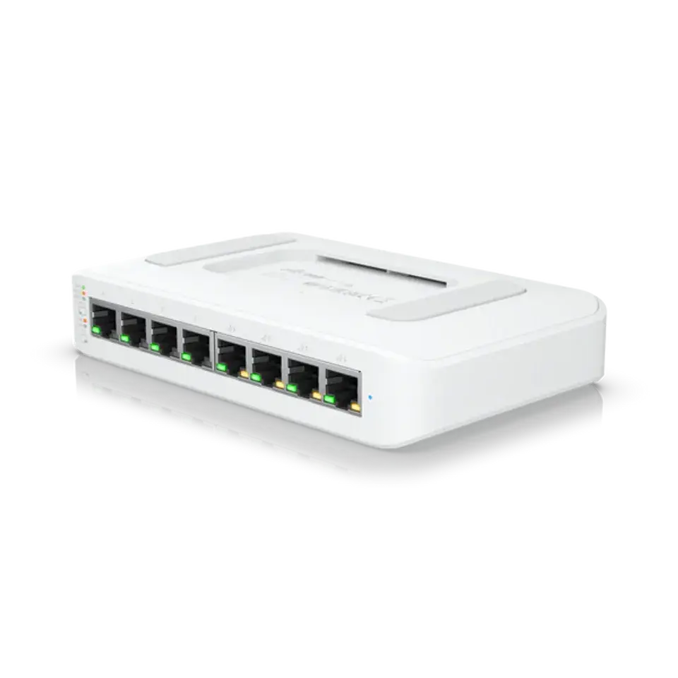 UniFi Switch Lite 8 PoE 交換器 | 8埠 Gigabit PoE供電網管型交換器 | Ubiquiti 網路交換機