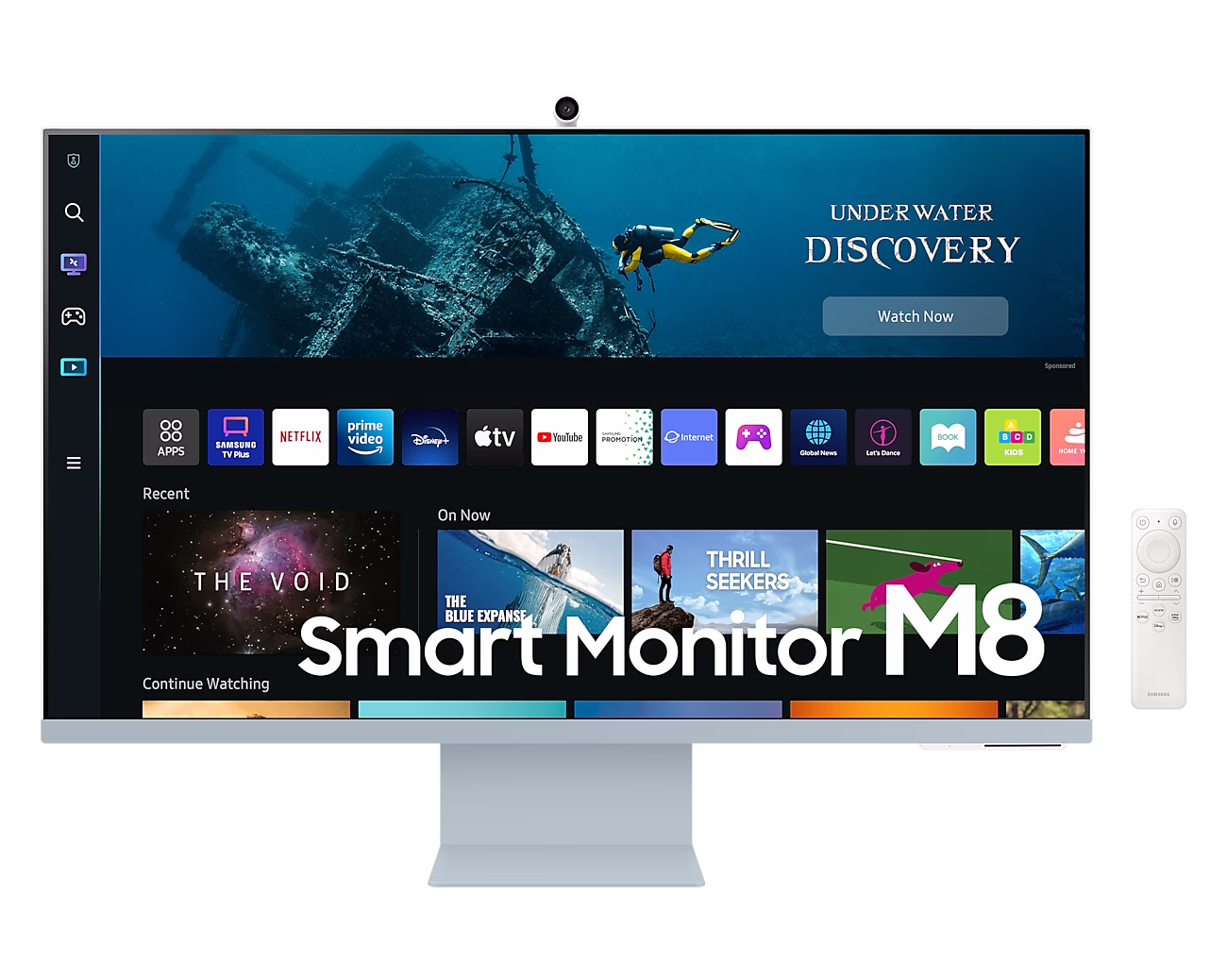 SAMSUNG 三星 M8 32吋 4K HDR淨藍光智慧聯網螢幕