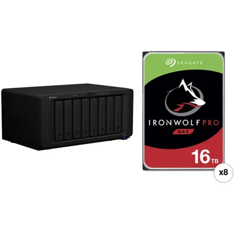 128TB (8 x 16 TB) | IronWolf Pro
