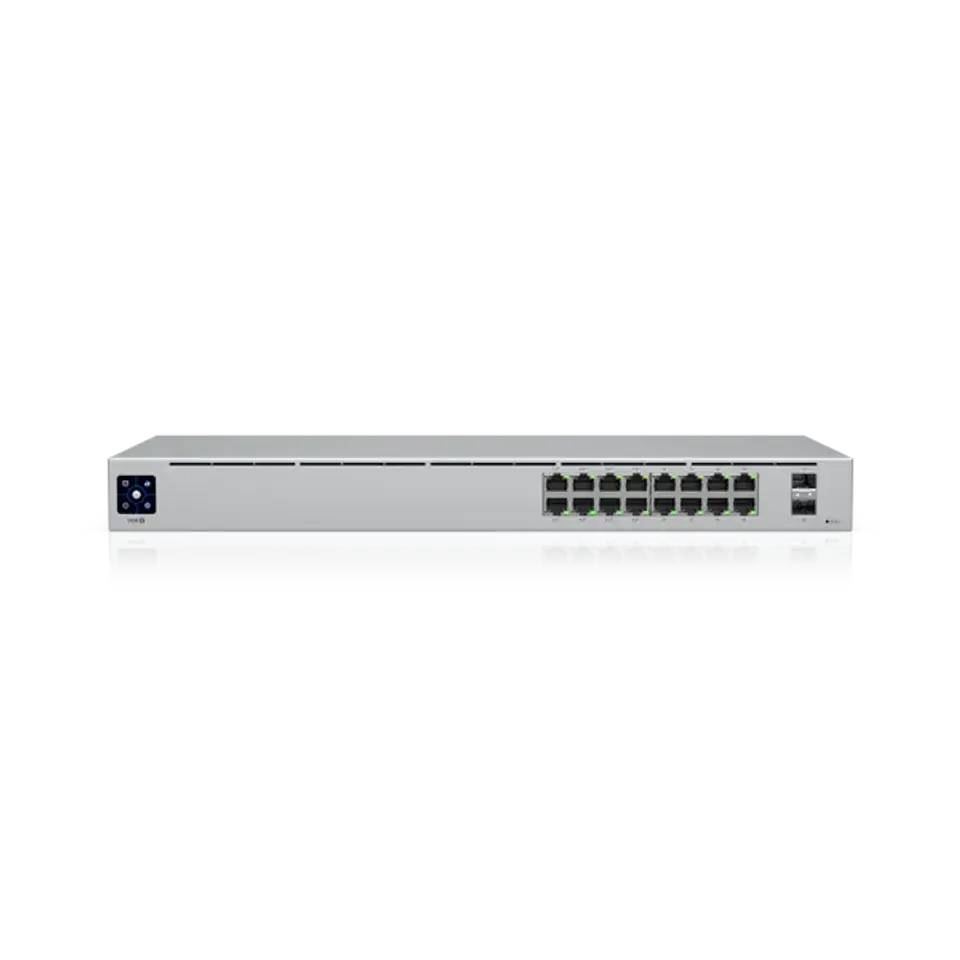 Standard 16 PoE 交換器 | 16埠 Gigabit PoE供電網管型交換器 | Ubiquiti 專業級網路交換機