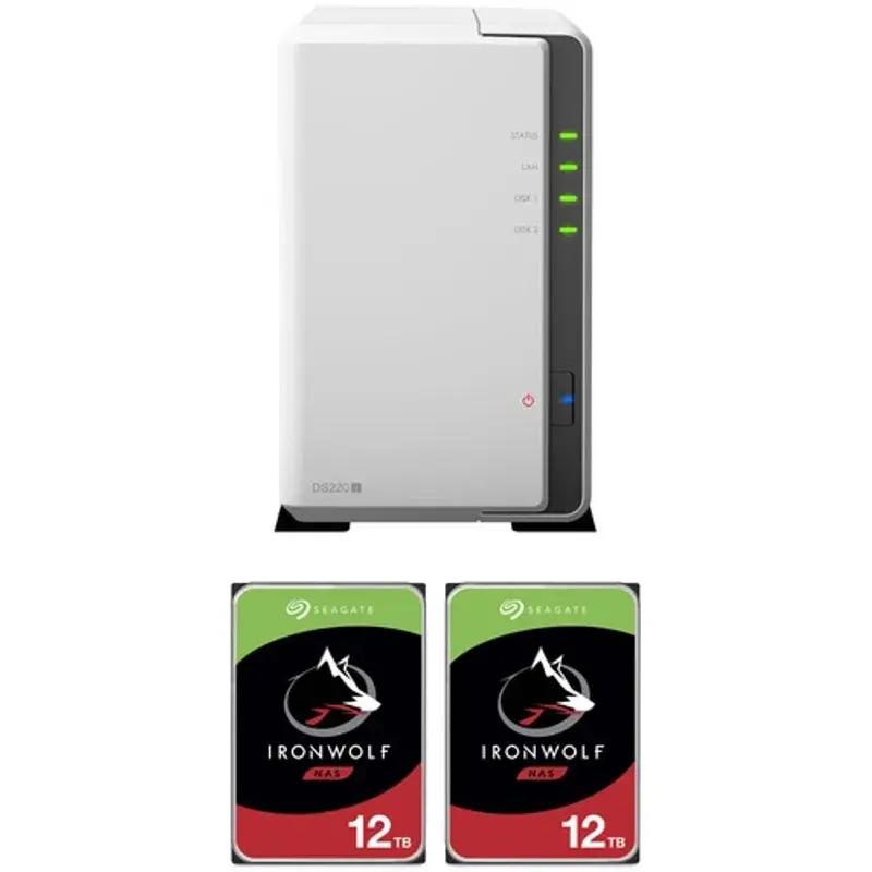 24TB(2 x 12TB) Seagate IronWolf