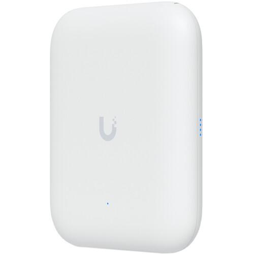 Ubiquiti UniFi U7 Outdoor 側面視圖 - 堅固防水外殼, 適用於戶外網路佈建