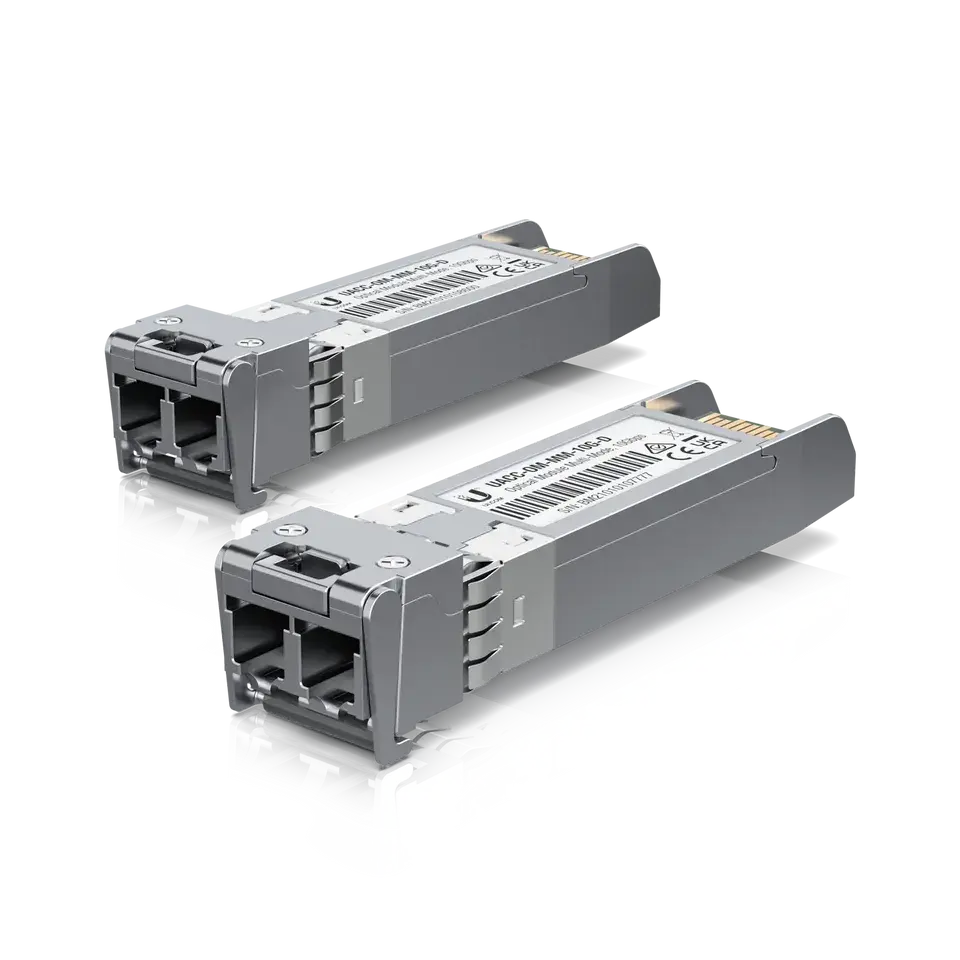 UniFi SFP光纖模組 10 Gbps Multi-Mode Optical Module 2件裝(UACC-OM-MM-10G-D-2)