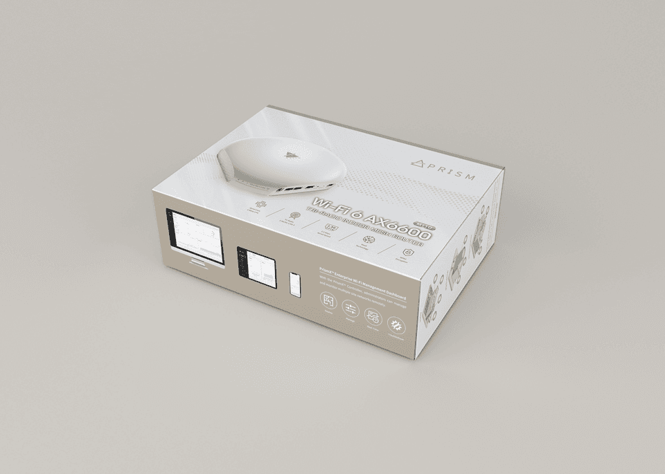 PRISM MI10 Wi-Fi 6 AX6600 三頻室內型 無線AP路由器