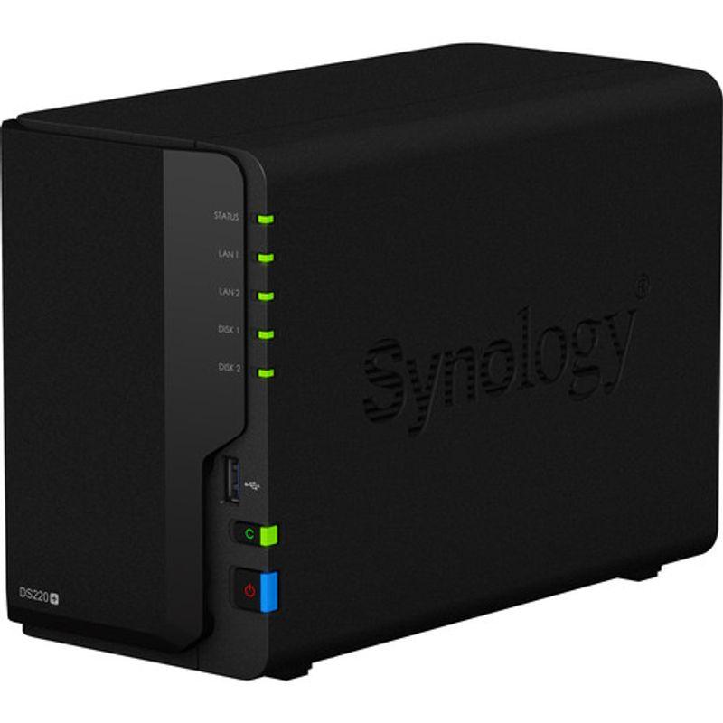 Synology DiskStation DS220+ 2-Bay NAS Enclosure 網路儲存伺服器