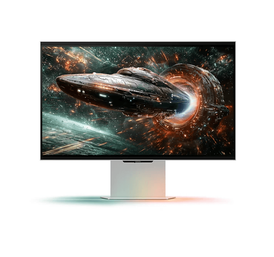 Samsung Odyssey 3D G90XF 27吋電競顯示器 正面圖 - 4K 240Hz, 3D裸視顯示, 極窄邊框設計