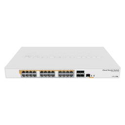 MikroTik CRS328-24P-4S+RM 24埠Gigabit PoE+機架型智慧型網管交換器