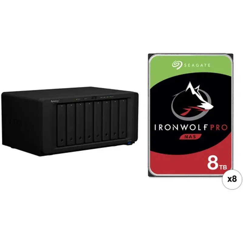 64TB (8 x 8 TB) | IronWolf Pro (CRM)