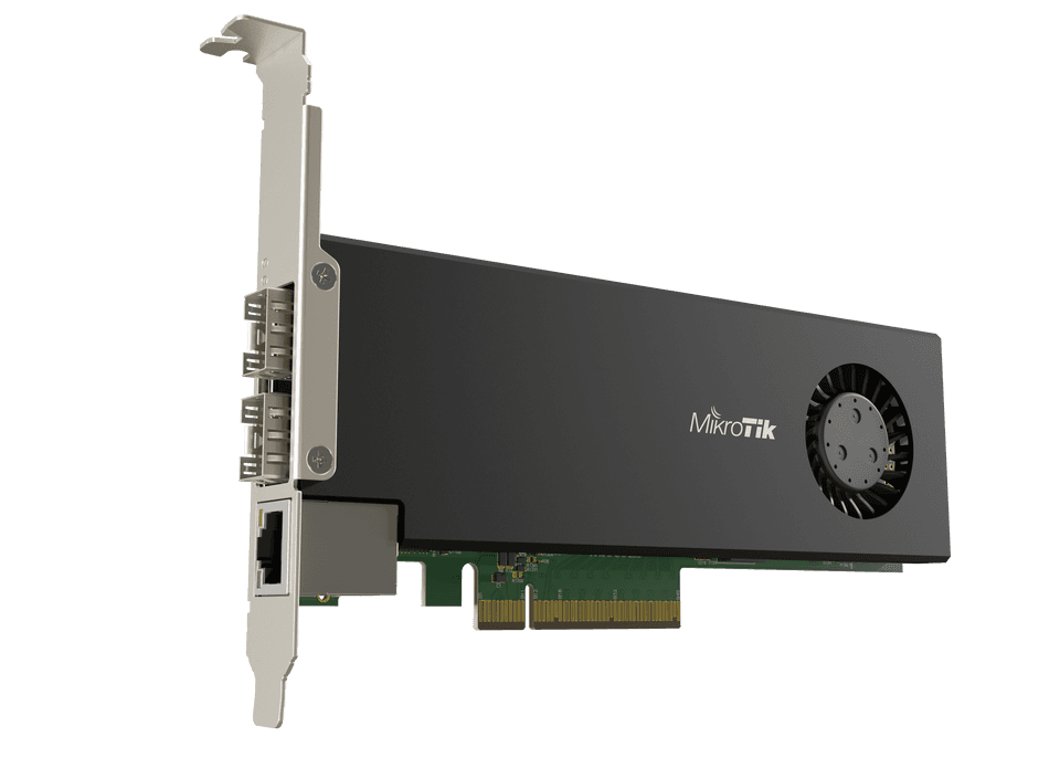 MikroTik CCR2004-1G-2XS-PCIe 雲端核心路由器 | 高效10G光纖網卡 PCIe擴充卡 | 專業企業級網路解決方案