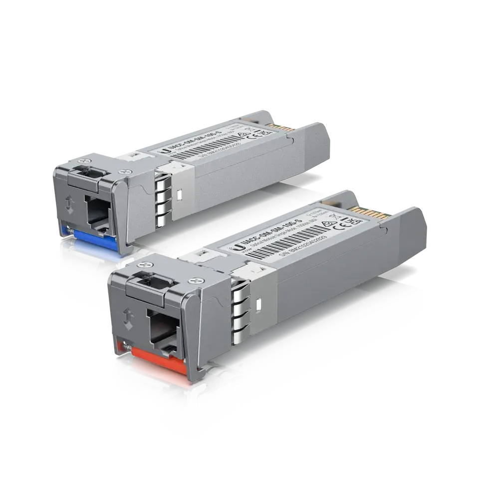 UniFi SFP光纖模組 10 Gbps Bidirectional Single-Mode Optical Module (2件裝)