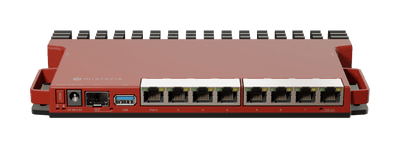MikroTik L009UiGS-RM 雙核心 Gigabit 網管路由器 │ 8埠 Gigabit + SFP 2.5G │ 支援 PoE-IN / PoE-OUT │ RouterOS Level 5